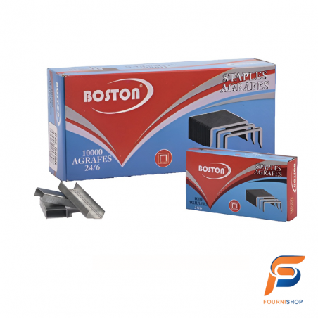 Boites de 1000 AGRAFES DORE 24/6